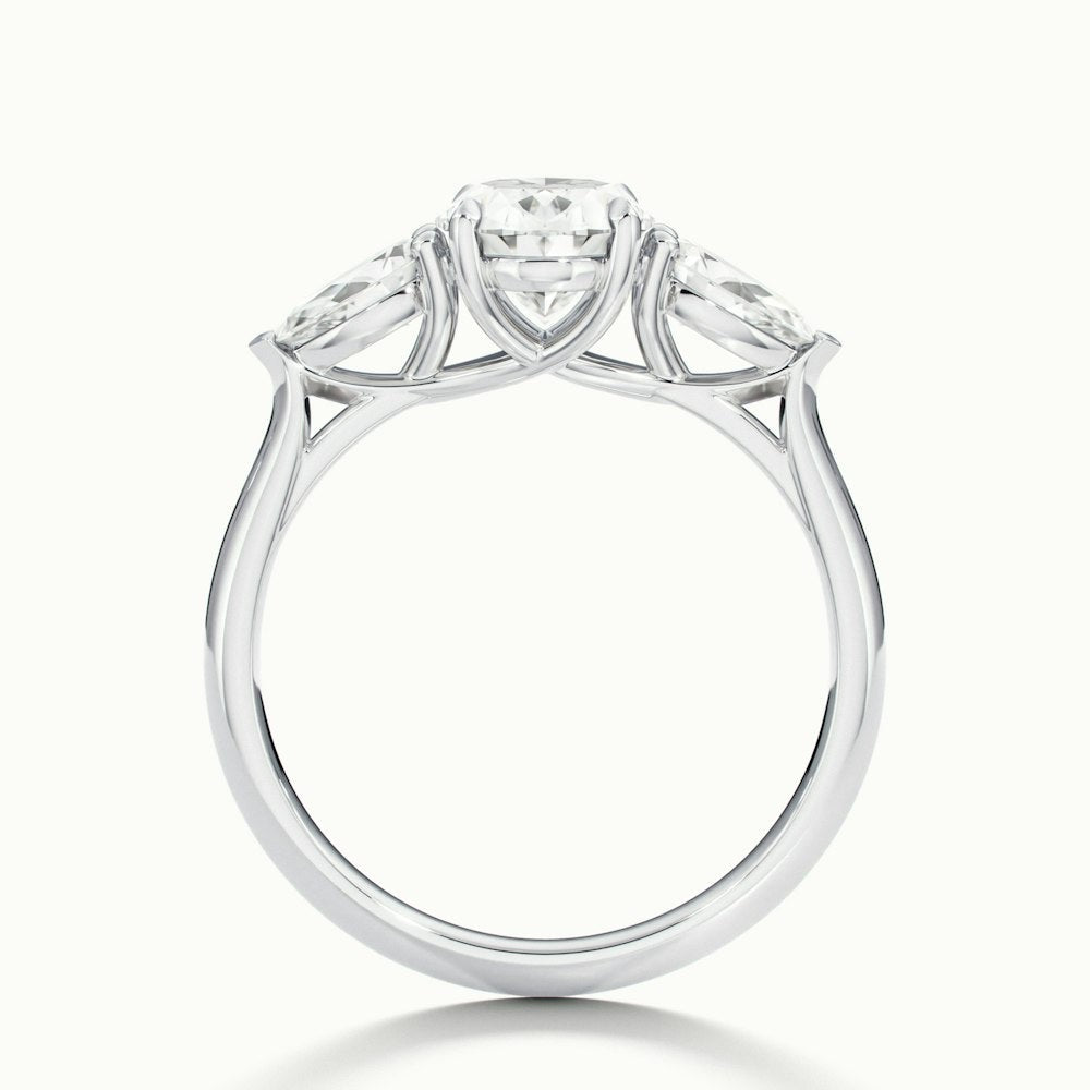 Eternal Oval Moissanite Engagement Ring