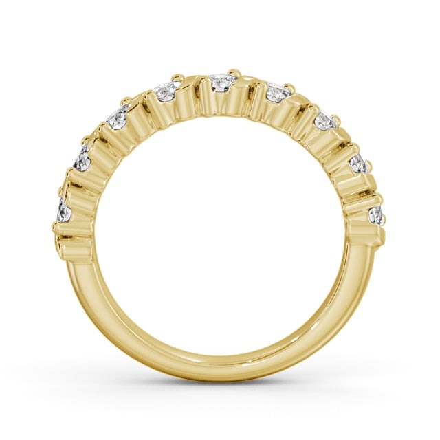 Faye Half Eternity Round Lab Diamond  Contemporary Style Ring