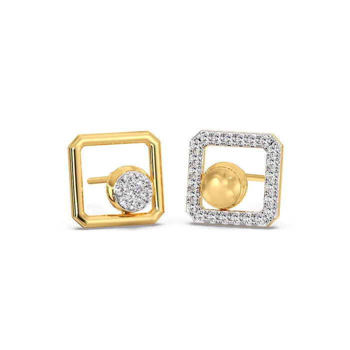 Featherlight Mismatch Lab Diamond Earrings