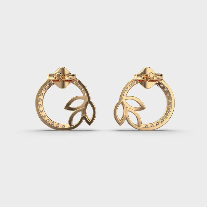 Featherlight Studs Lab Diamond Earrings