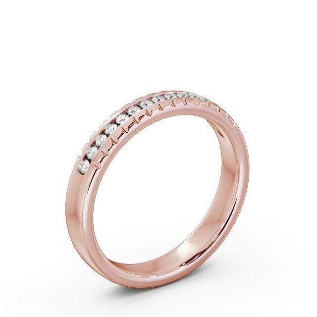 Fleur Half Eternity Round Lab Diamond Channel Set Ring