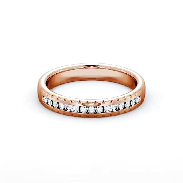 Fleur Half Eternity Round Lab Diamond Channel Set Ring