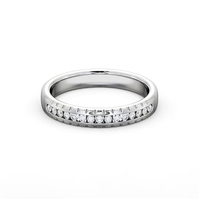Fleur Half Eternity Round Lab Diamond Channel Set Ring