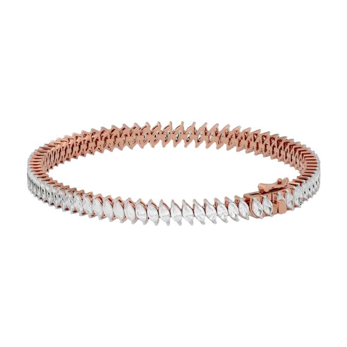 Gilded Radiance Lab Grown Diamond Bracelet