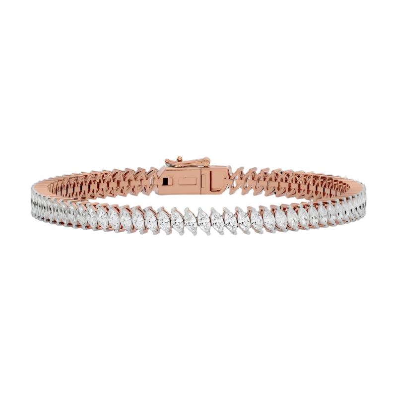 Gilded Radiance Lab Grown Diamond Bracelet