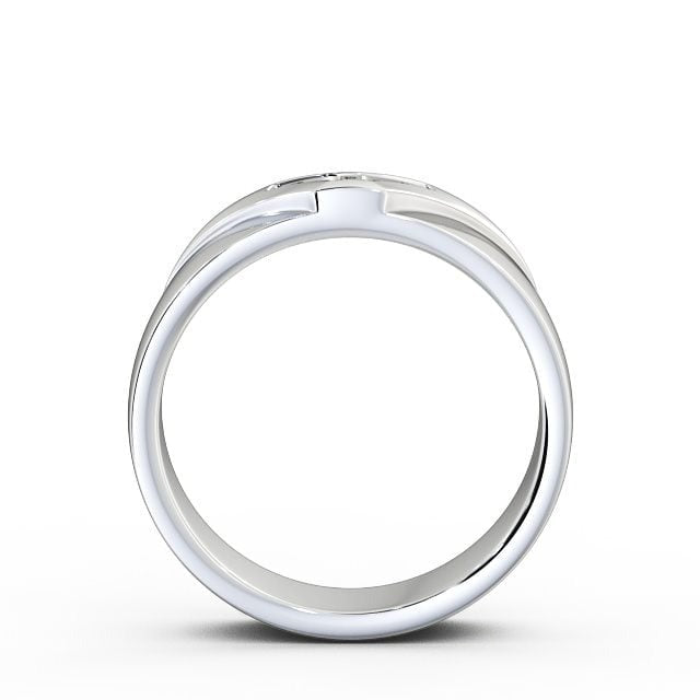 Giselle Ladies 0.05ct Round Lab Diamond V Cut Wedding Ring