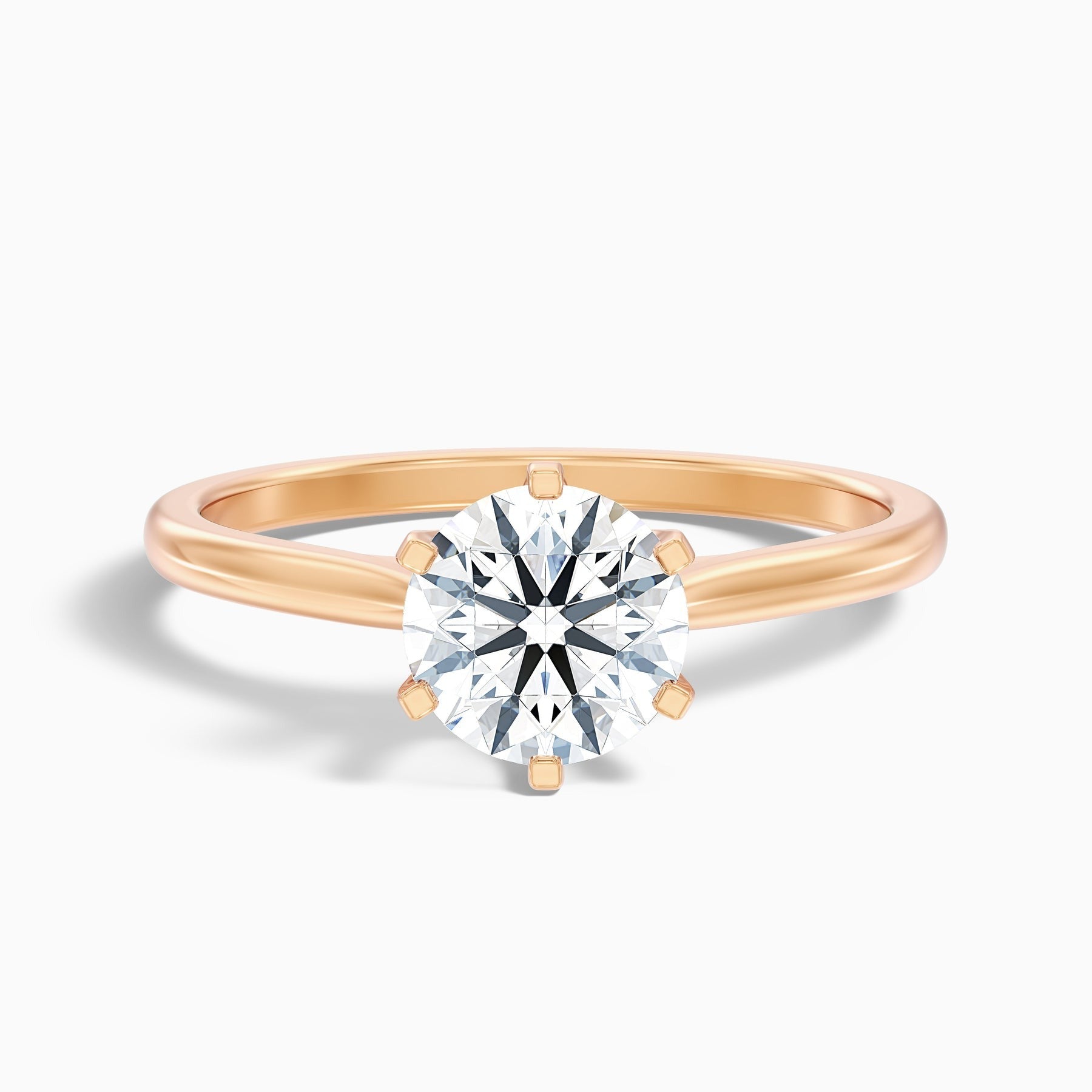 Glacier Round Solitaire Lab Grown Diamond Ring