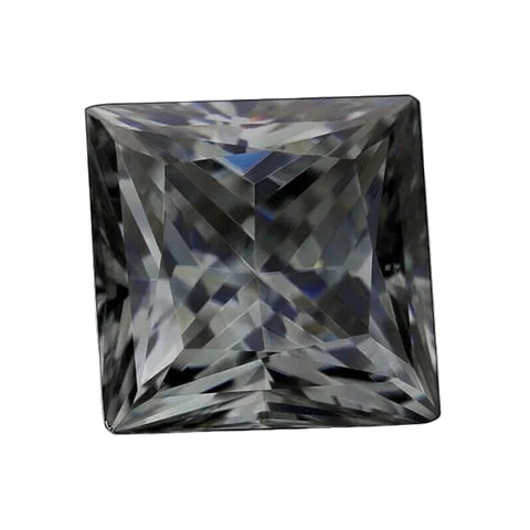 Grey Princess Shape Moissanite