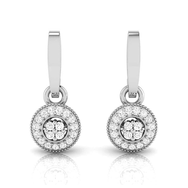 Halo Droop Lab Diamond Earrings