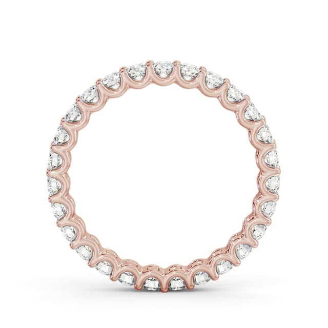 Hazel Full Eternity Round Lab Diamond Sweeping Prongs Ring