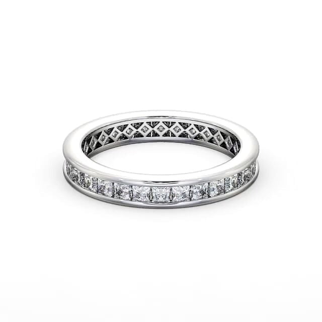 Hazel Princess Lab Diamond Channel Set Ring