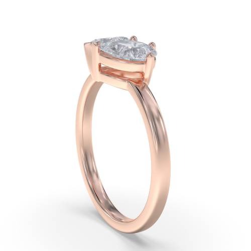 Heart & Pear Two Stone Lab Grown Diamond Rings