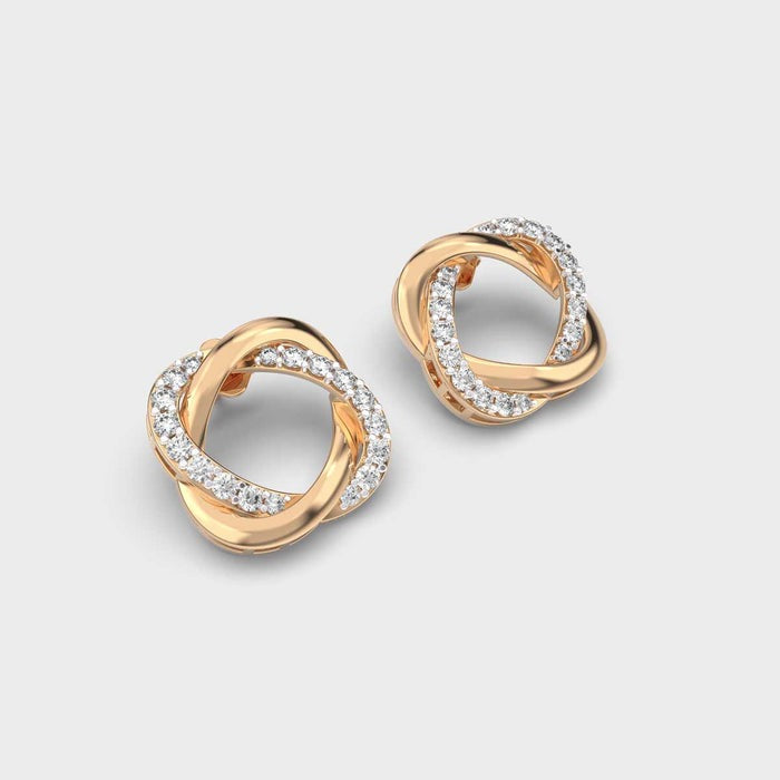 Horizon Studs Lab Diamond Earrings