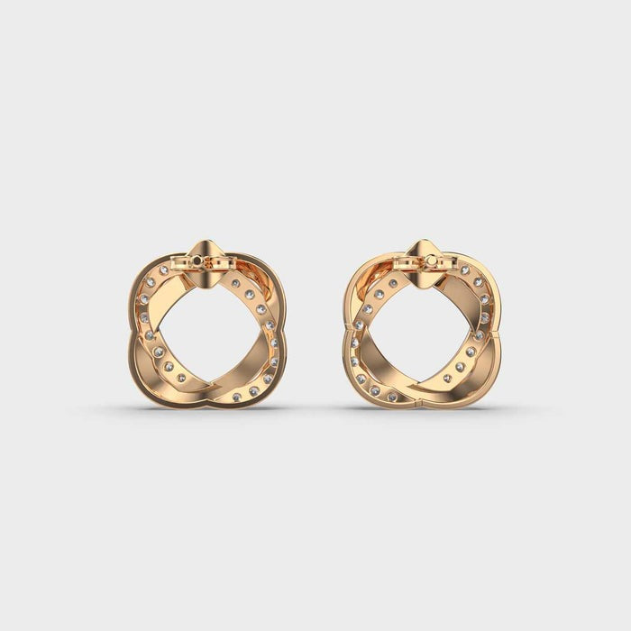 Horizon Studs Lab Diamond Earrings