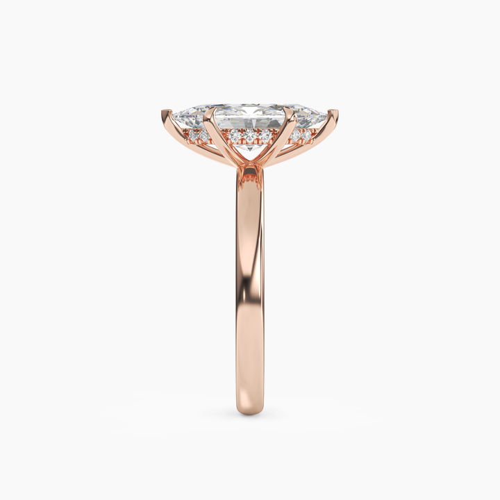 Penelope 1.5 Carat Marquise Cut Solitaire Lab Grown Diamond Ring in 14K Yellow Gold - View 9