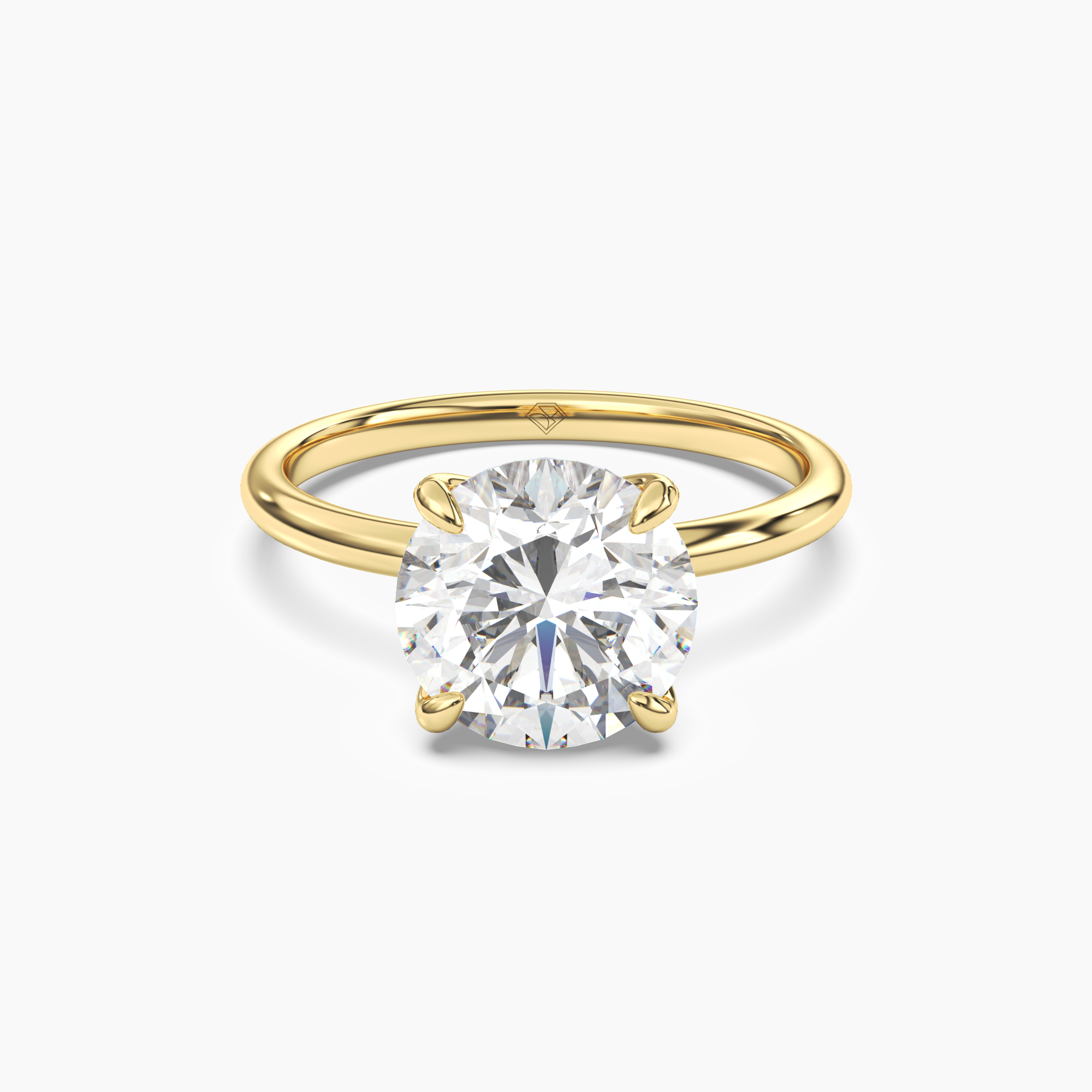 Isla 1.5 Carat Round Cut Solitaire Lab Grown Diamond Ring in 14K Rose Gold - View 7