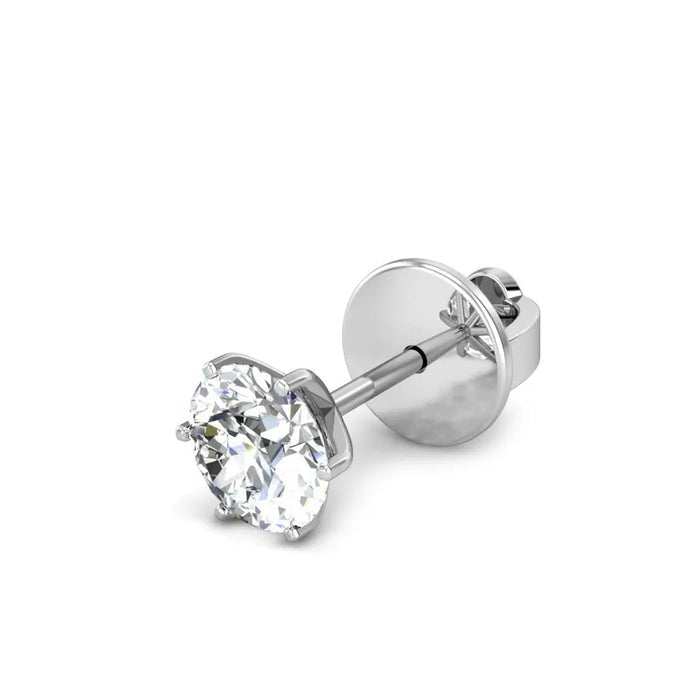 Jaickee Platinum Lab Diamond Earrings