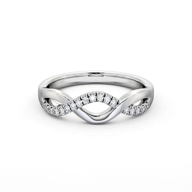 Juno 0.09ct Round Lab Diamond Infinity Design Ring