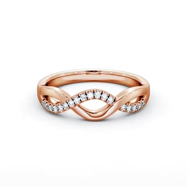 Juno 0.09ct Round Lab Diamond Infinity Design Ring