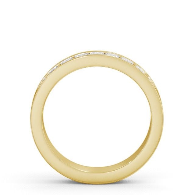 Juno Half Eternity Princess Lab diamond Channel Set Ring 