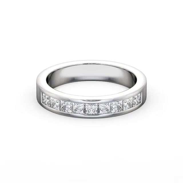 Juno Half Eternity Princess Lab diamond Channel Set Ring