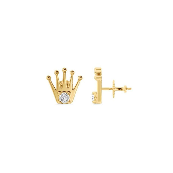 KING Diadem Stud Lab Diamond Earrings