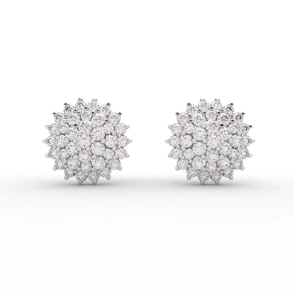 Lanish Pave Lab Diamond Earrings