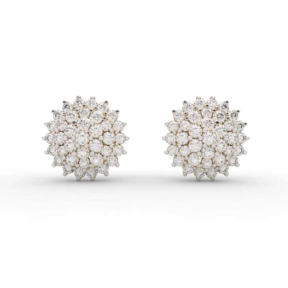 Lanish Pave Moissanite Earrings