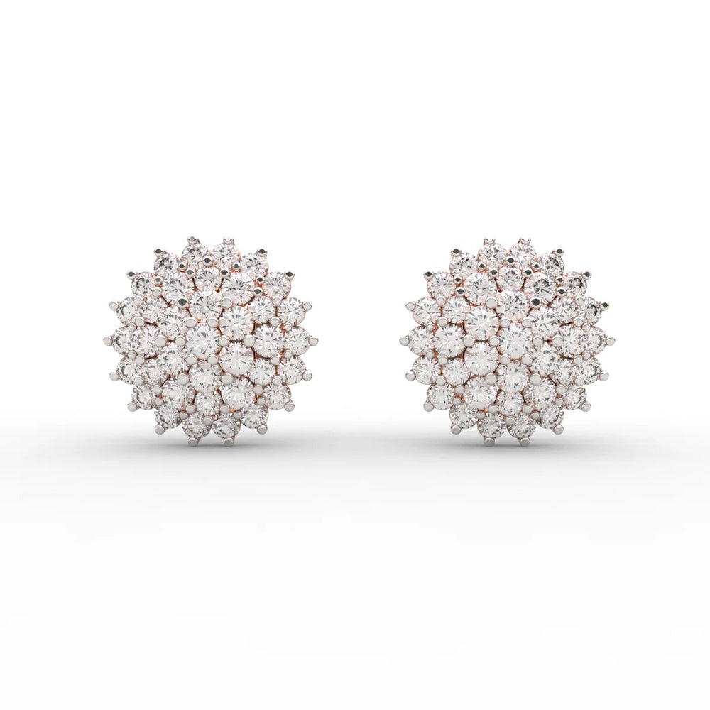 Lanish Pave Moissanite Earrings