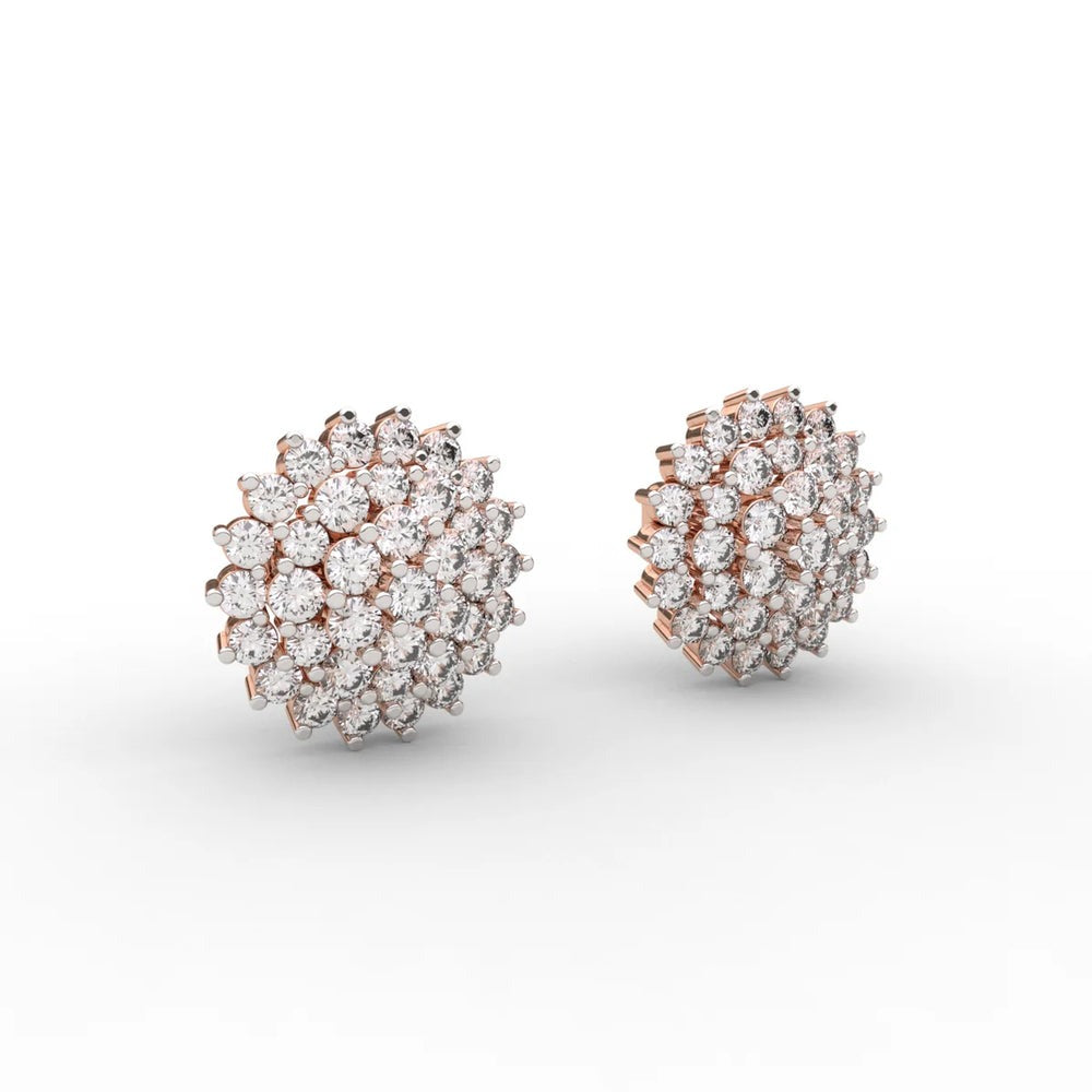 Lanish Pave Moissanite Earrings