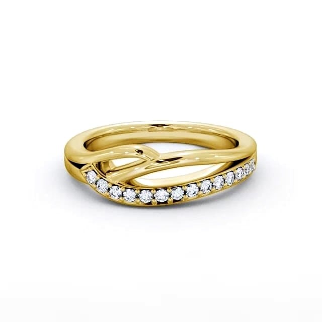Lena Half Eternity Round Lab Diamond 0.14ct Sweeping Style Ring