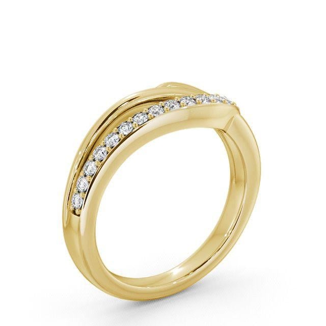 Lena Half Eternity Round Lab Diamond 0.14ct Sweeping Style Ring