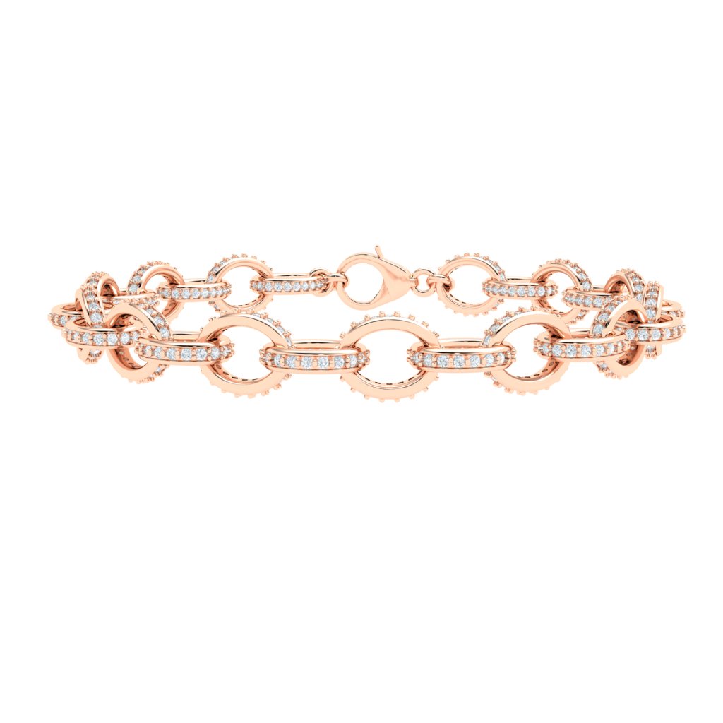 Link Tennis Lab Grown Diamond Bracelet