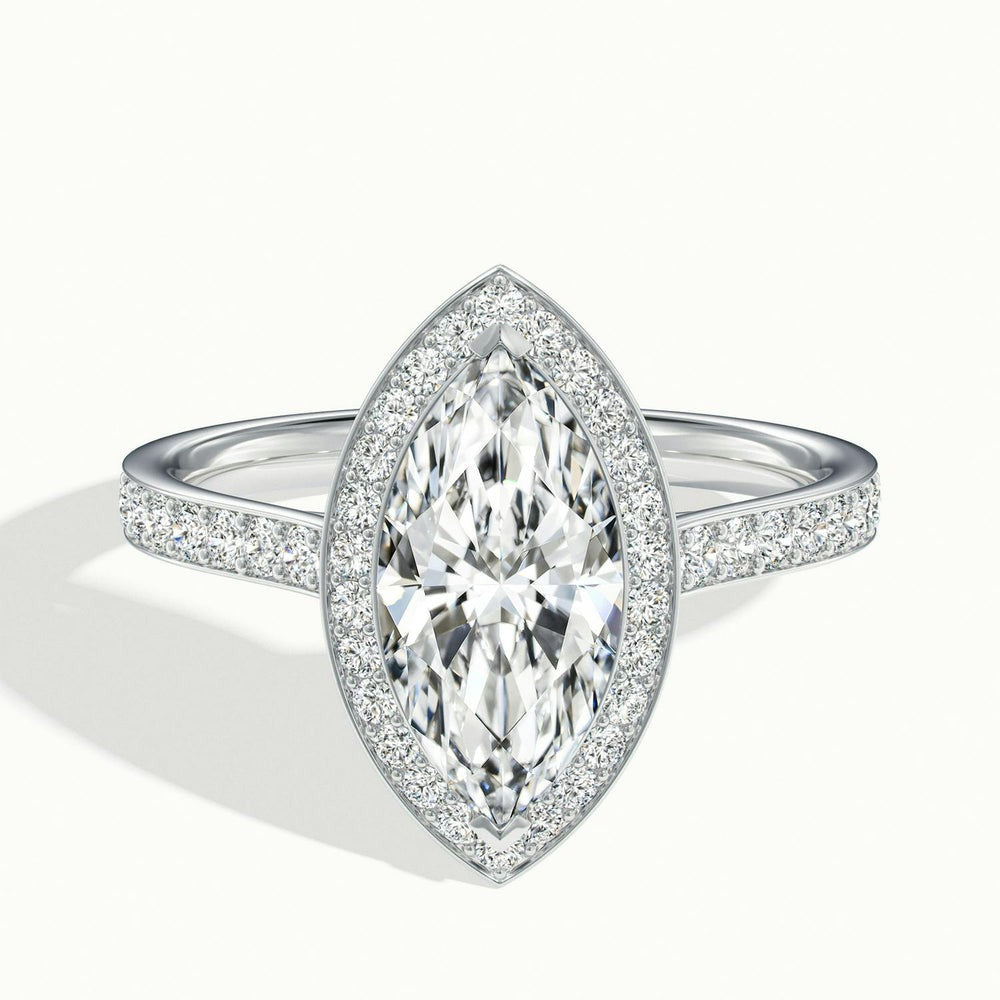 Luminous Legacy Marquise Moissanite Engagement Ring