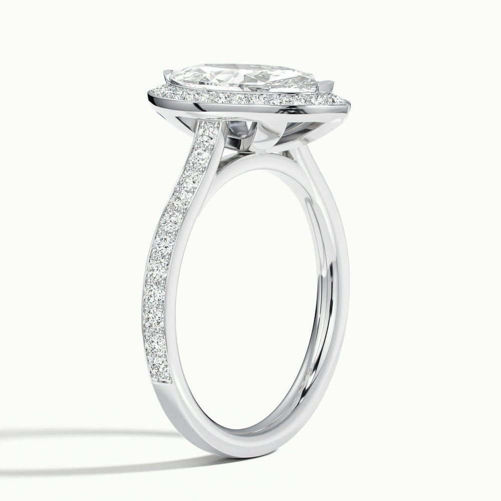 Luminous Legacy Marquise Moissanite Engagement Ring