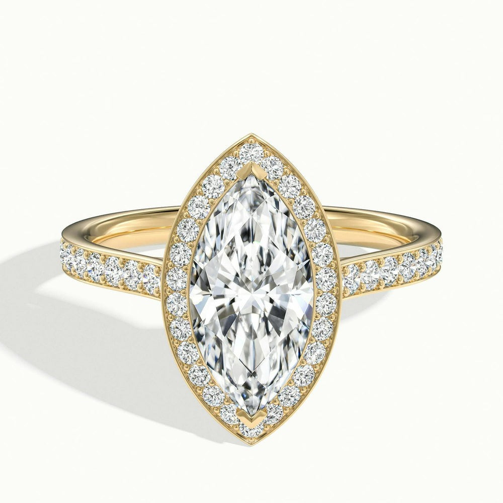 Luminous Legacy Marquise Moissanite Engagement Ring