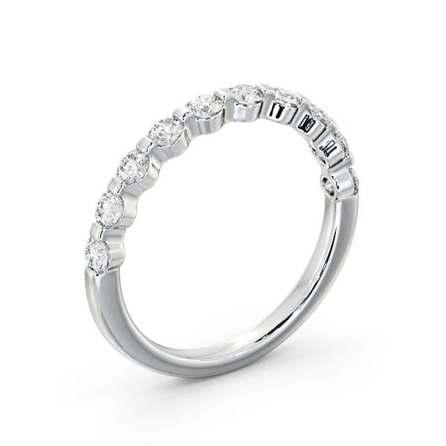Mae Half Eternity Round Lab Diamond Tension Set Ring