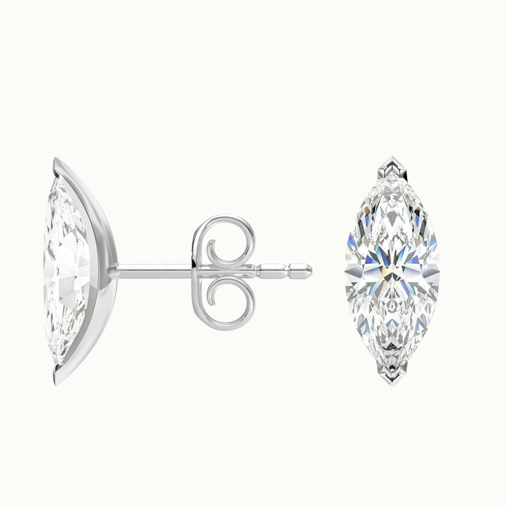 Marquise Lab Diamond Earrings