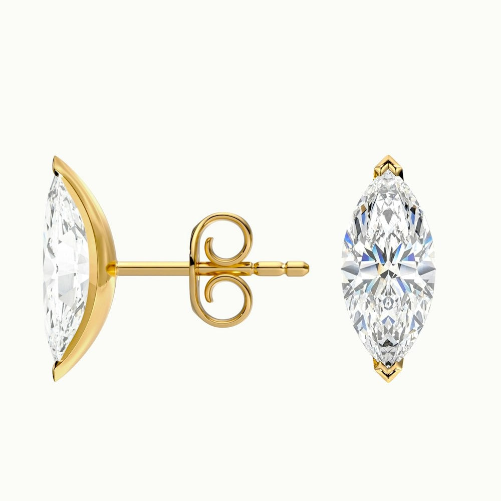 Marquise Lab Diamond Earrings