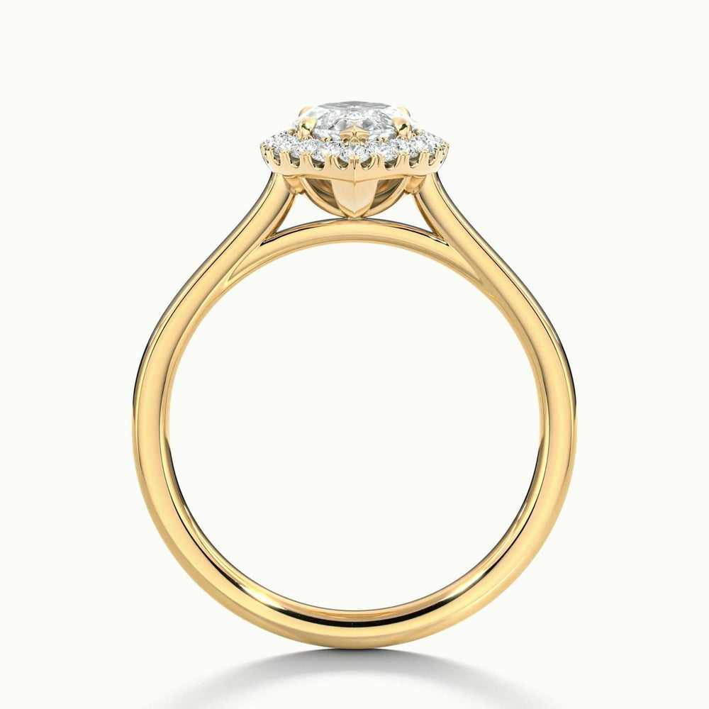 Marquise Oberon Moissanite Engagement Ring