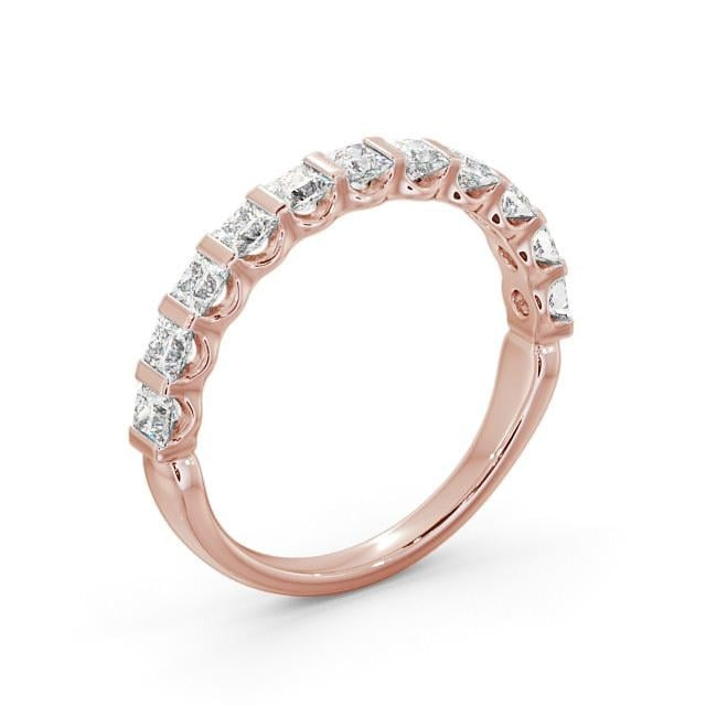 Mila Half Eternity Princess Lab Diamond Tension Set Ring