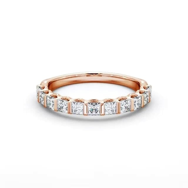 Mila Half Eternity Princess Lab Diamond Tension Set Ring