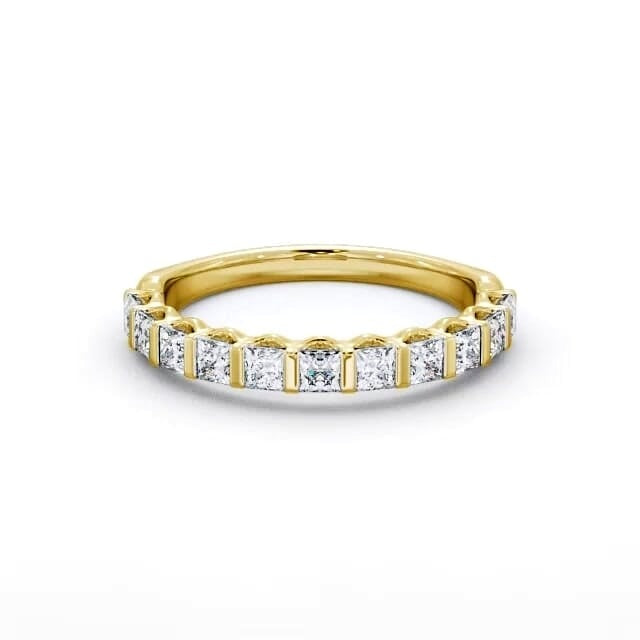 Mila Half Eternity Princess Lab Diamond Tension Set Ring