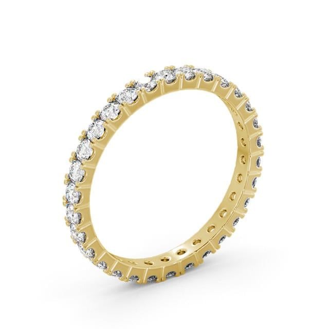 Mira Full Eternity Round Lab Diamond Ring