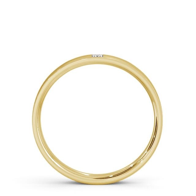 Mira Princess Single Lab Diamond Flat Court Wedding Ring