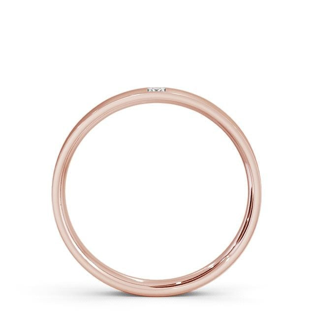 Mira Princess Single Lab Diamond Flat Court Wedding Ring
