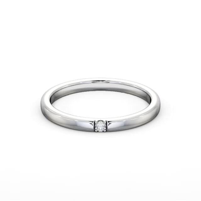 Mira Single Round Lab Grown Diamond Wedding Ring