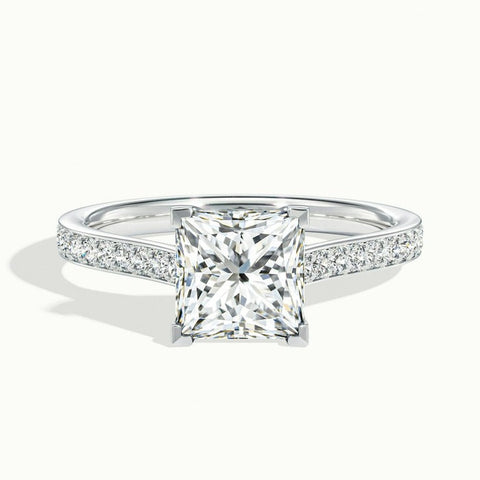 Mystic Princess Temple Pave Ring
