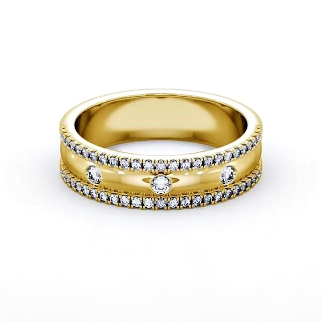 Orla Ladies 0.26ct Round Lab Diamond Wedding Ring