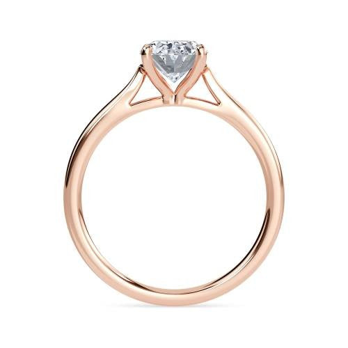 Oval Solitaire Lab Grown Diamond Ring